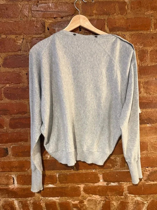 ALLSAINTS Ellie Sweater in Grey Marl - Picture 3 of 3
